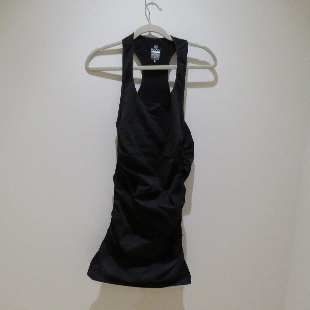 BLANQI Everyday Maternity Sleeveless Dress in Black Stretch Minimalist Corporate - Picture 3 of 13
